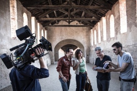 Ligabue a Correggio per le riprese di 